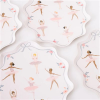 Meri Meri - Ballerina Plates - Balerin Tabaklar - 8li - 636997276199 - 636997276199