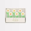 Meri Meri - Daisy Candles - Papatya Mumlar (x6) - ST00127 -