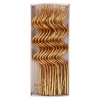 Meri Meri - Gold Swirly Candles - Altın Kıvrımlı Mumlar - 20li - ST00133 -