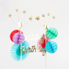 Meri Meri - Happy Birthday Cake Topper - Happy Birthday Pasta Süsü - ST00135 -