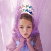 Meri Meri - Happy Birthday Glitter Headband - Simli Happy Birthday Taç - 215668 -