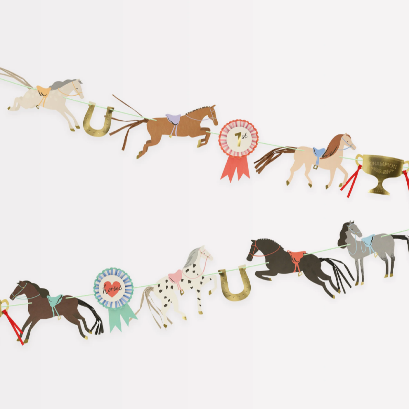 Meri Meri - Horse Garland - Atlar Asılan Süs - ST00138 -