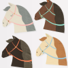 Meri Meri - Horse Napkins - At Peçeteler (x16) - ST00139 -