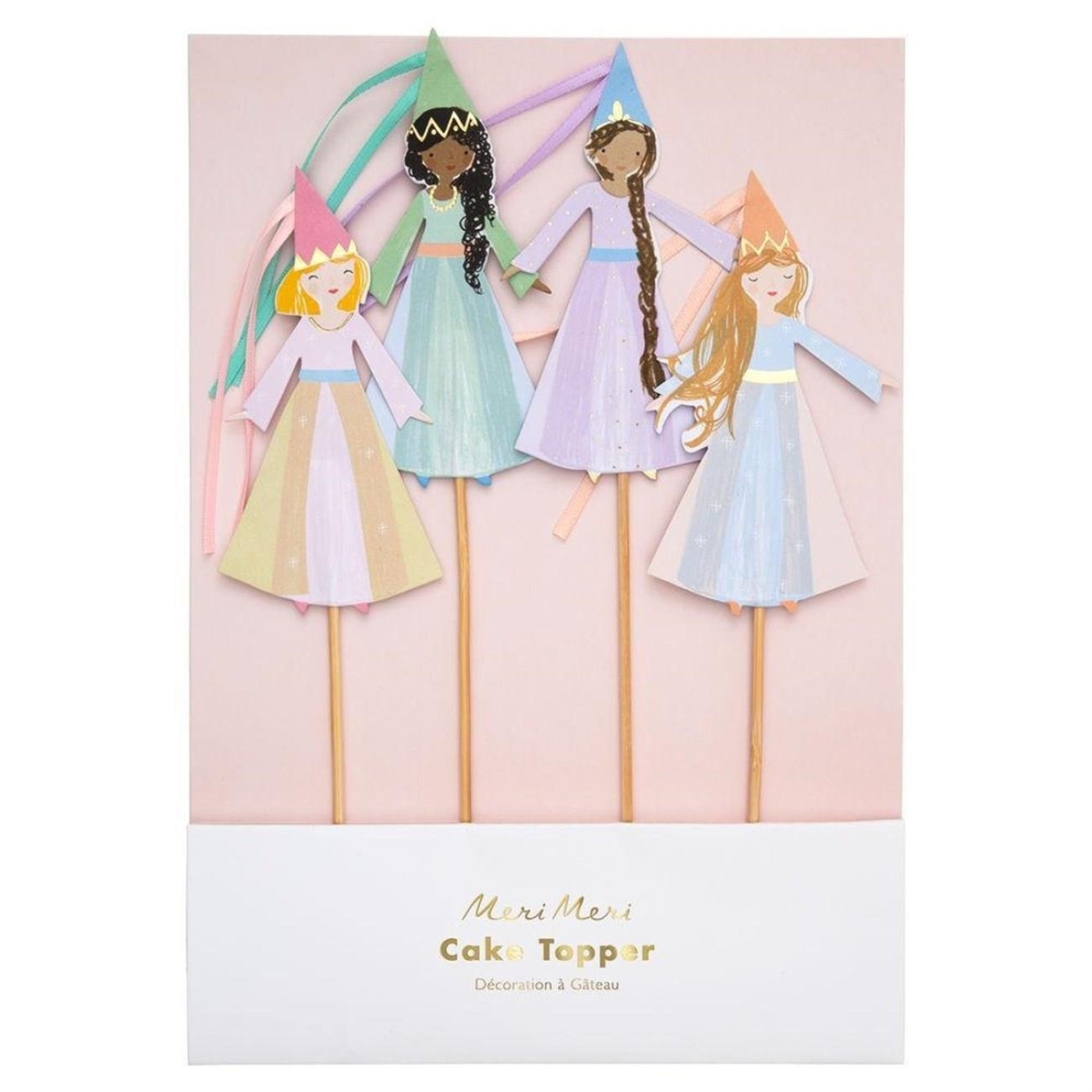 Meri Meri - Magical Princess Cake Toppers - Büyülü Prenses Pasta Süsleri - ST00141 -