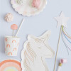 Meri Meri - Magical Unicorn Plates - Unicorn Tabak - L - ST00143 -