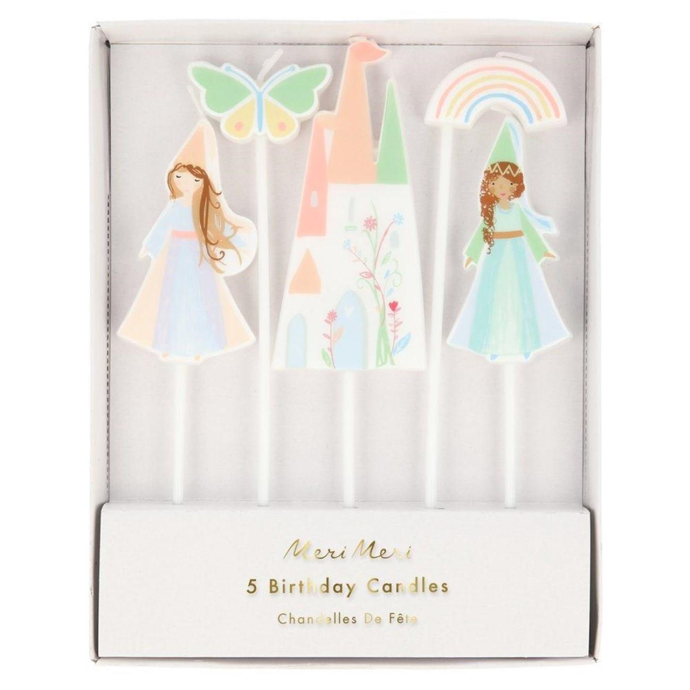 Meri Meri - Princess Candles - Prenses Mumlar - ST00156 -