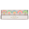 Meri Meri - Rainbow Candles - Gökkuşağı Mumlar - 5li - ST00162 -