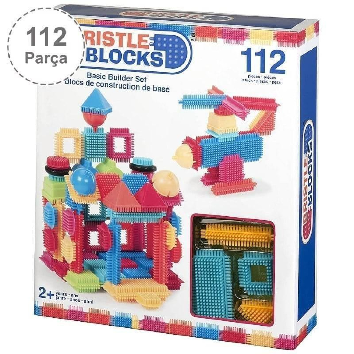 Bristle Blocks Yapı Oyuncakları - Yaratıcı Set - 112 Parça - BT3091Z - 062243253650