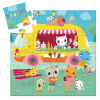 Djeco Dekoratif Puzzle 16 Parça - Ice Cream Truck - 3070900072640 - 3070900072640