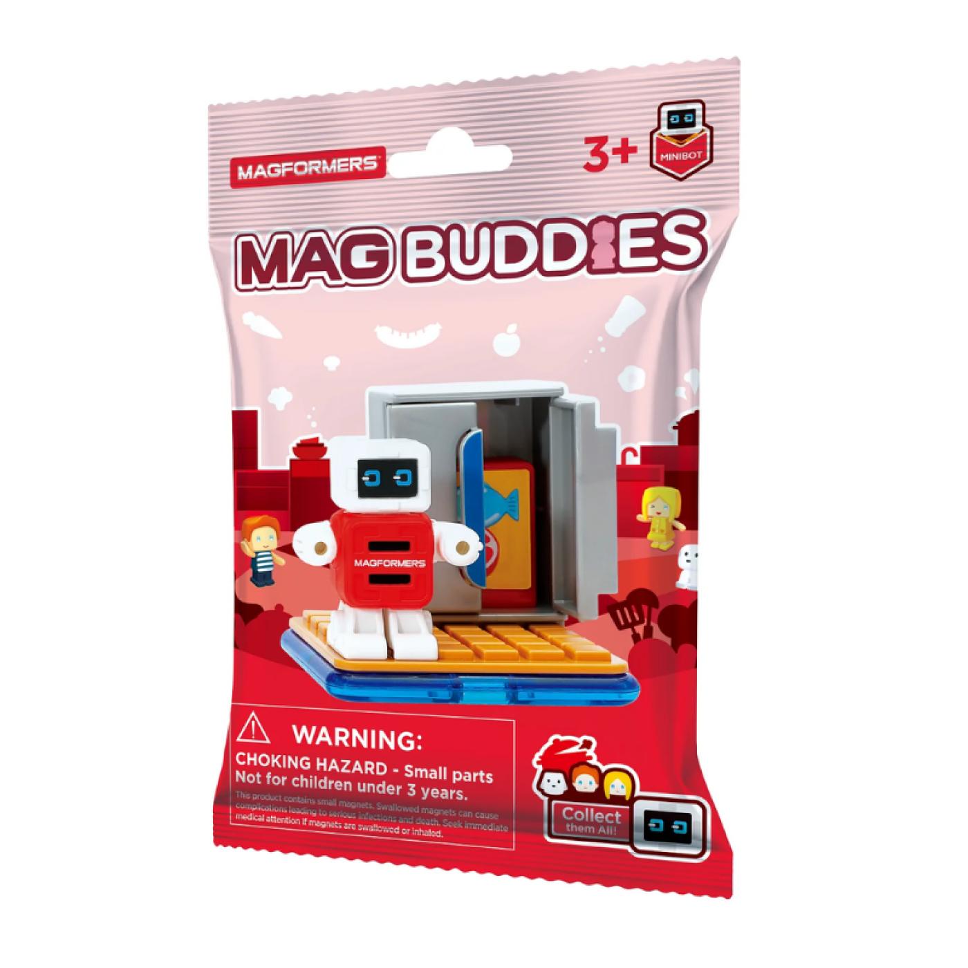 Magformers Mıknatıslı Figür - Minibot - 705015 - 730658050156