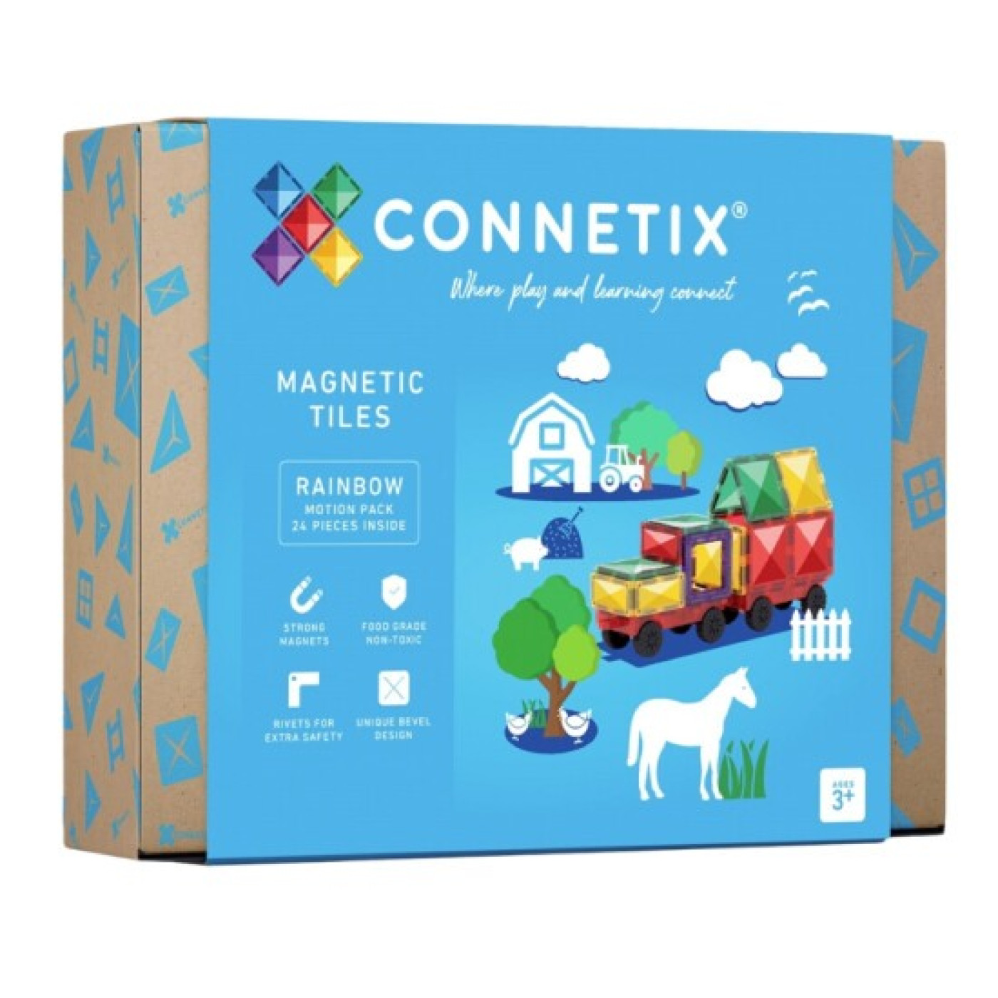 Connetix Rainbow Motion Set 24 Parça - ST00772 -