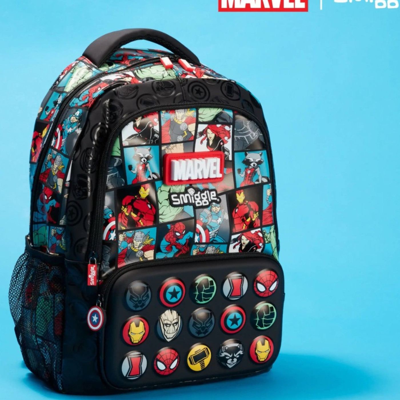 Smiggle - Marvel Klasik Sırt Çantası - ST00744 -