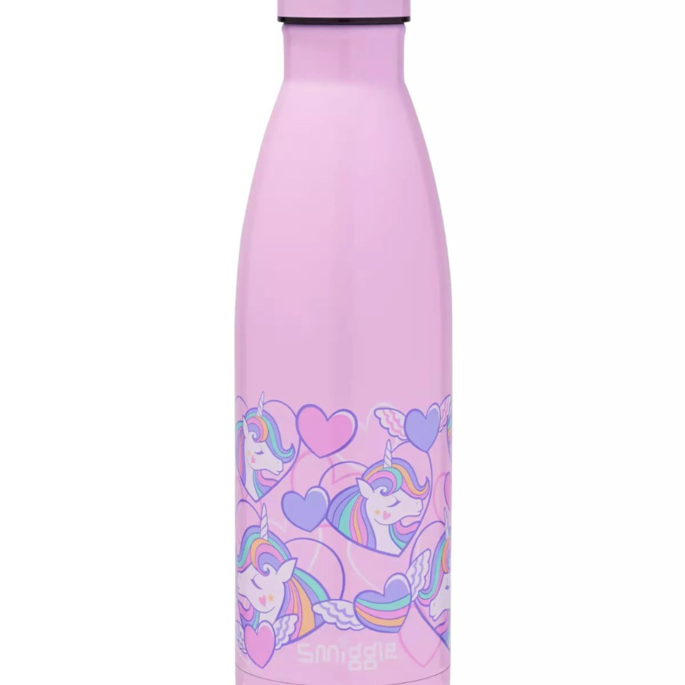 Smiggle - Fly High Kapaklı Çelik 500ML Matara - 9332934375895 - 9332934375895