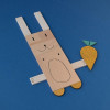 lonji wooden toys the fox and the mouse - ST00081 -