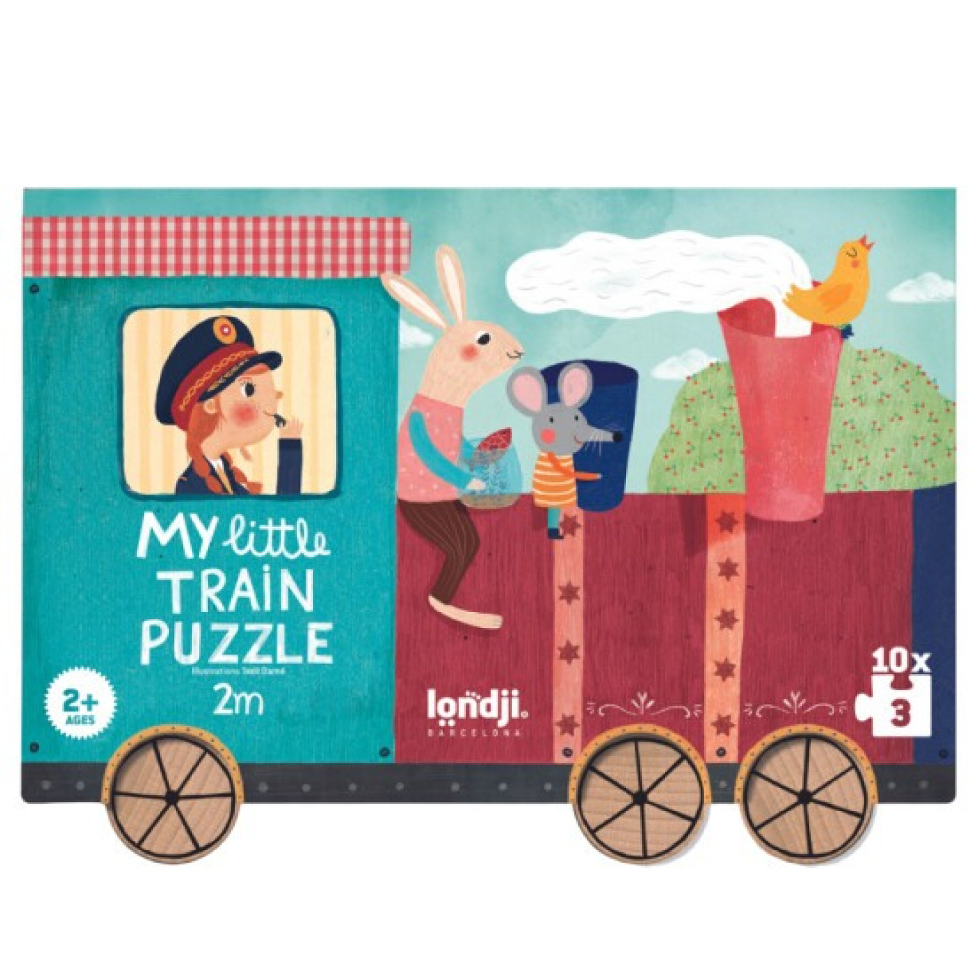 LONDJI  Lonji Puzzle - My little train - POP0010 - 8436580426572