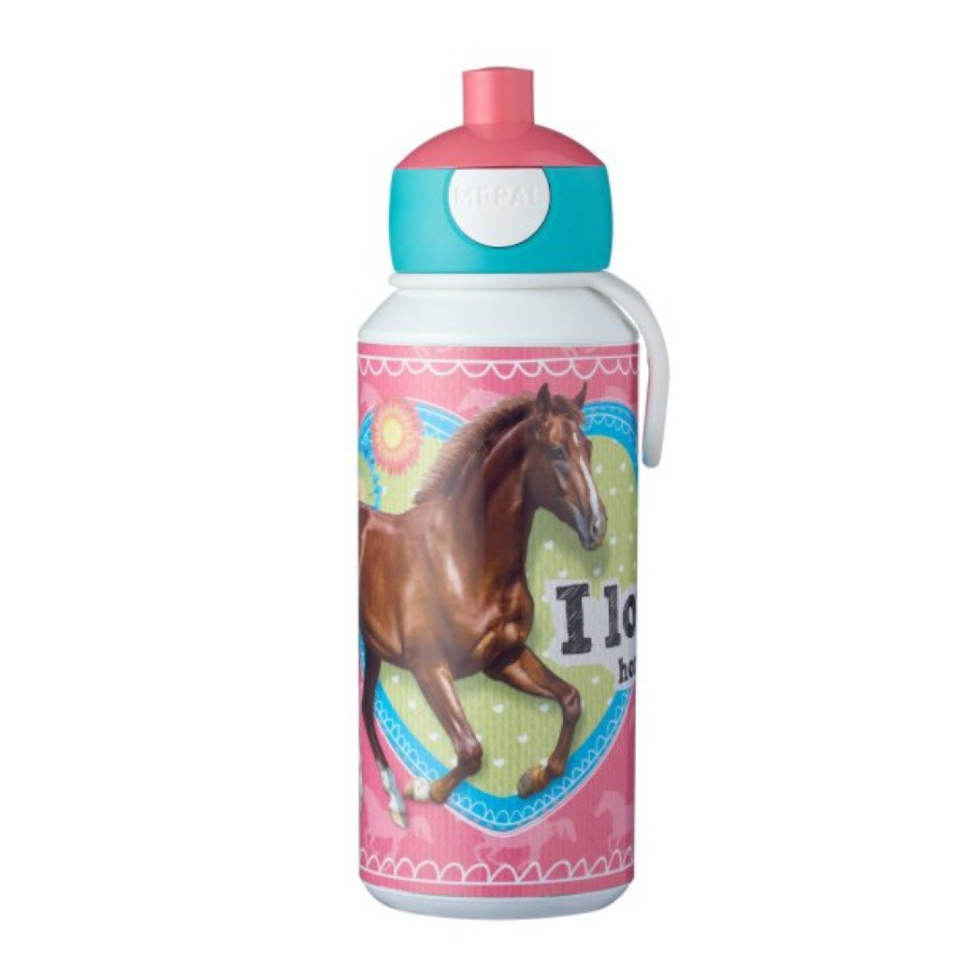 drinking bottle pop-up campus 400 ml - my horse - 8711269947365 - 8711269947365