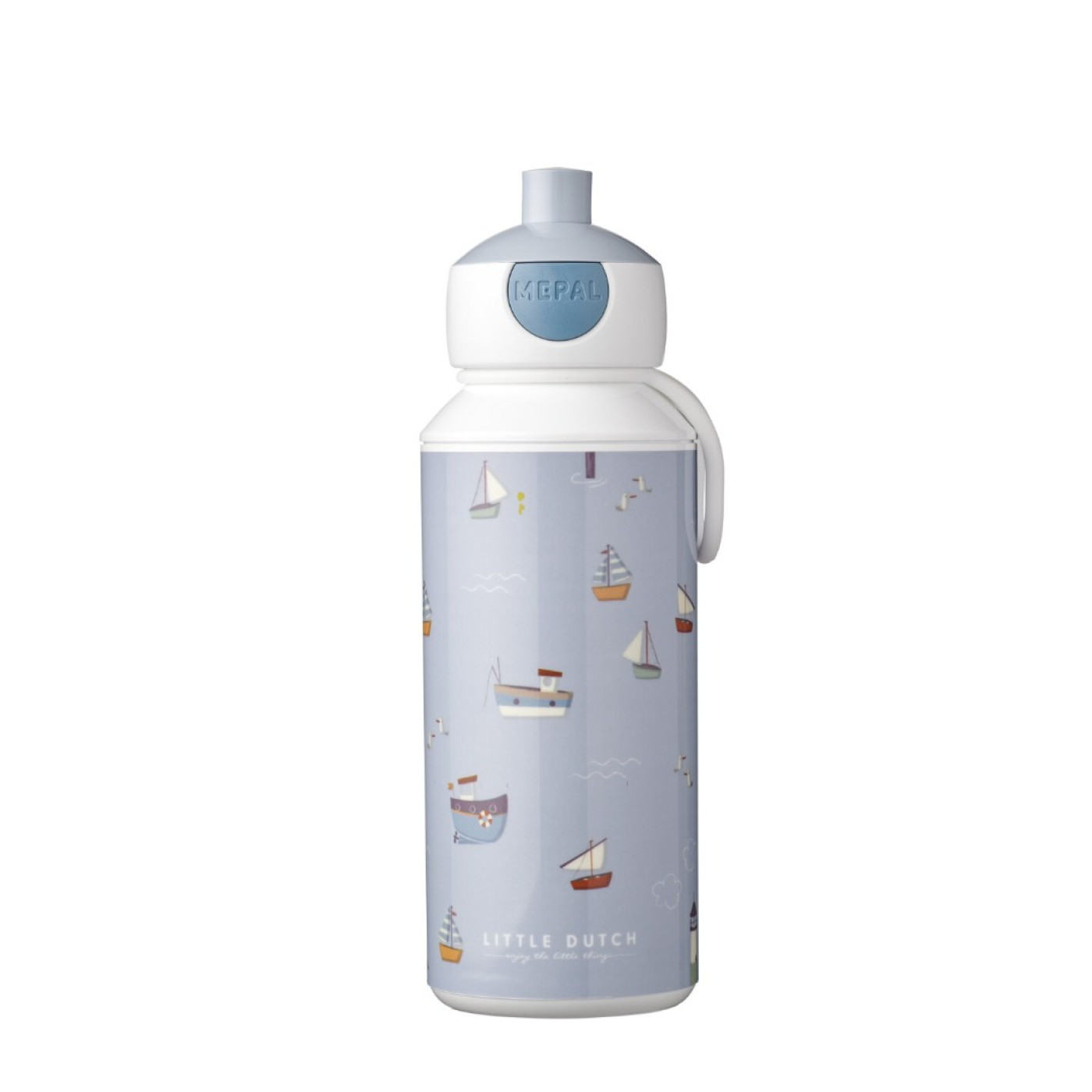 Drinking bottle pop-up Campus 400 ml Little Dutch - Sailors bay - 8720294016519 - 8720294016519