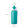 Drinking bottle pop-up Campus 400 ml - turquoise - 107410012200 -