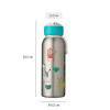 Insulated bottle flip-up Campus 350 ml - Animal friends - 107458065373 -