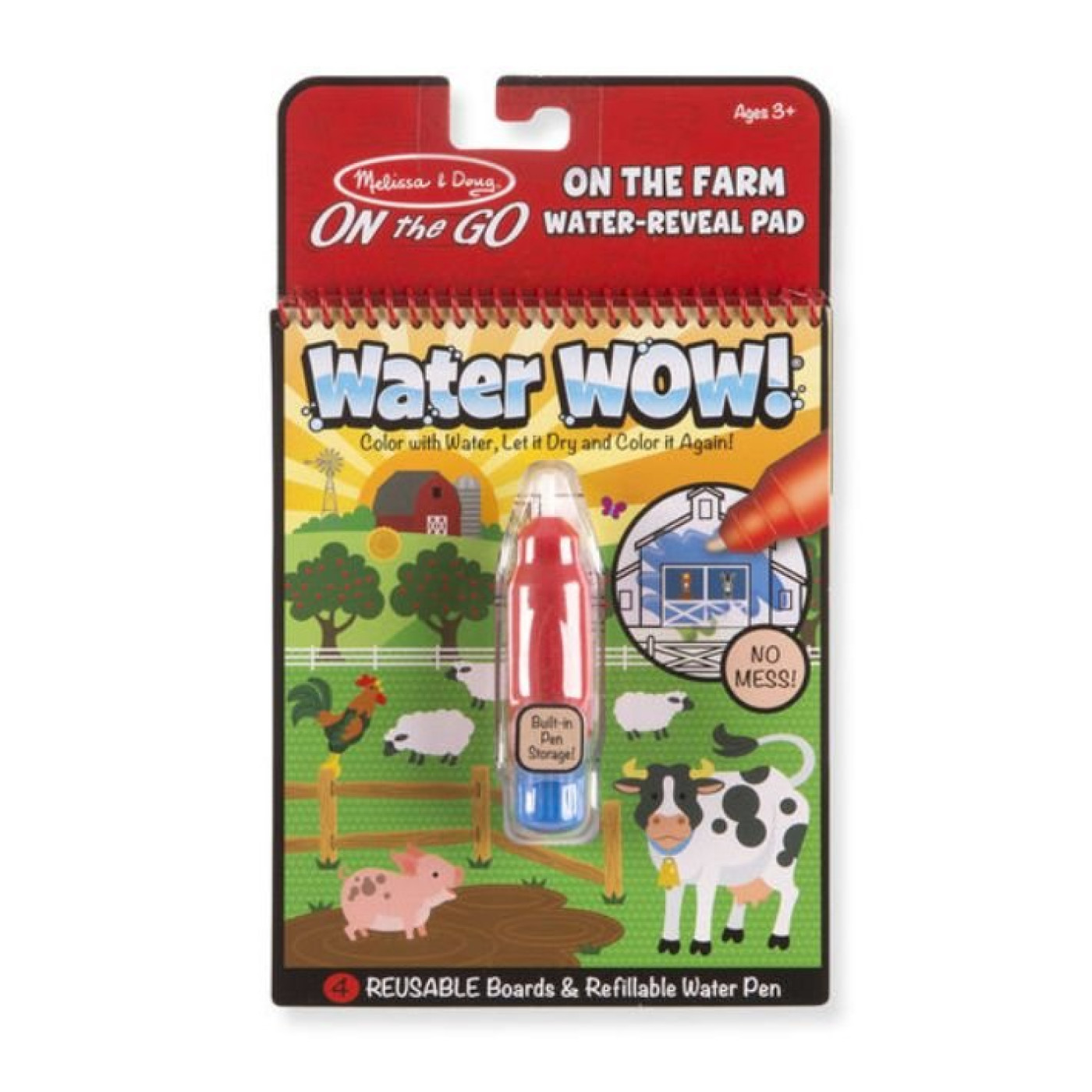 Water Wow! Su ile boyama kitabı - Çiftlik - ST00667 -