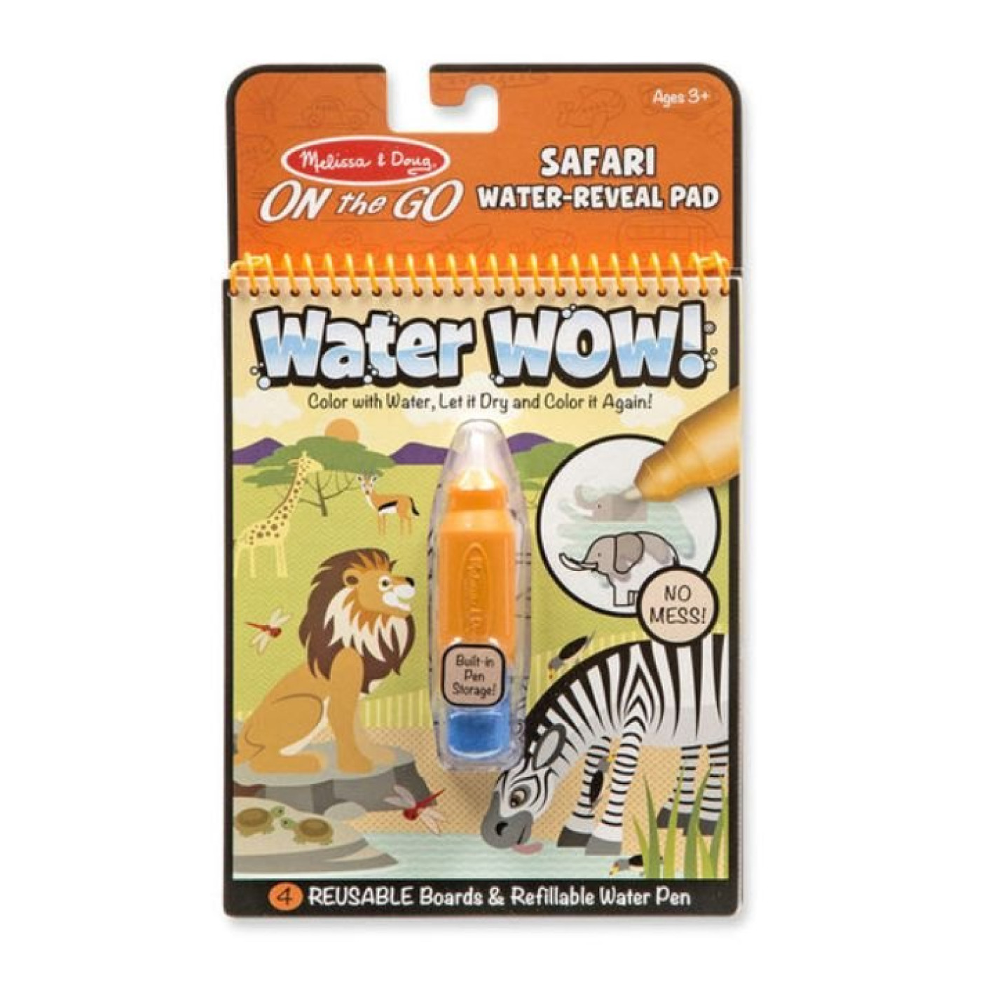 Water Wow! Su ile boyama kitabı - Safari - ST00668 -