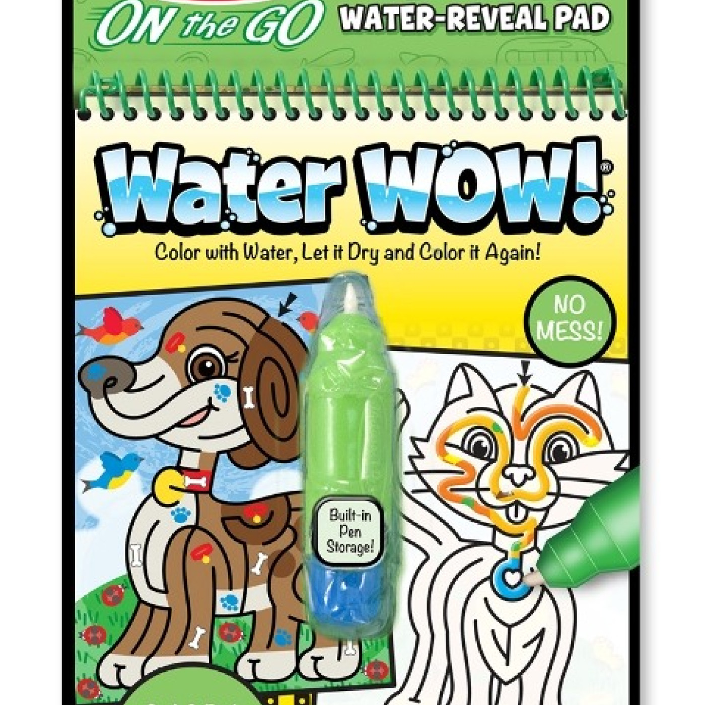 Water Wow! Su ile boyama kitabı - Evcil Hayvanlar Bulmaca - ST00665 -