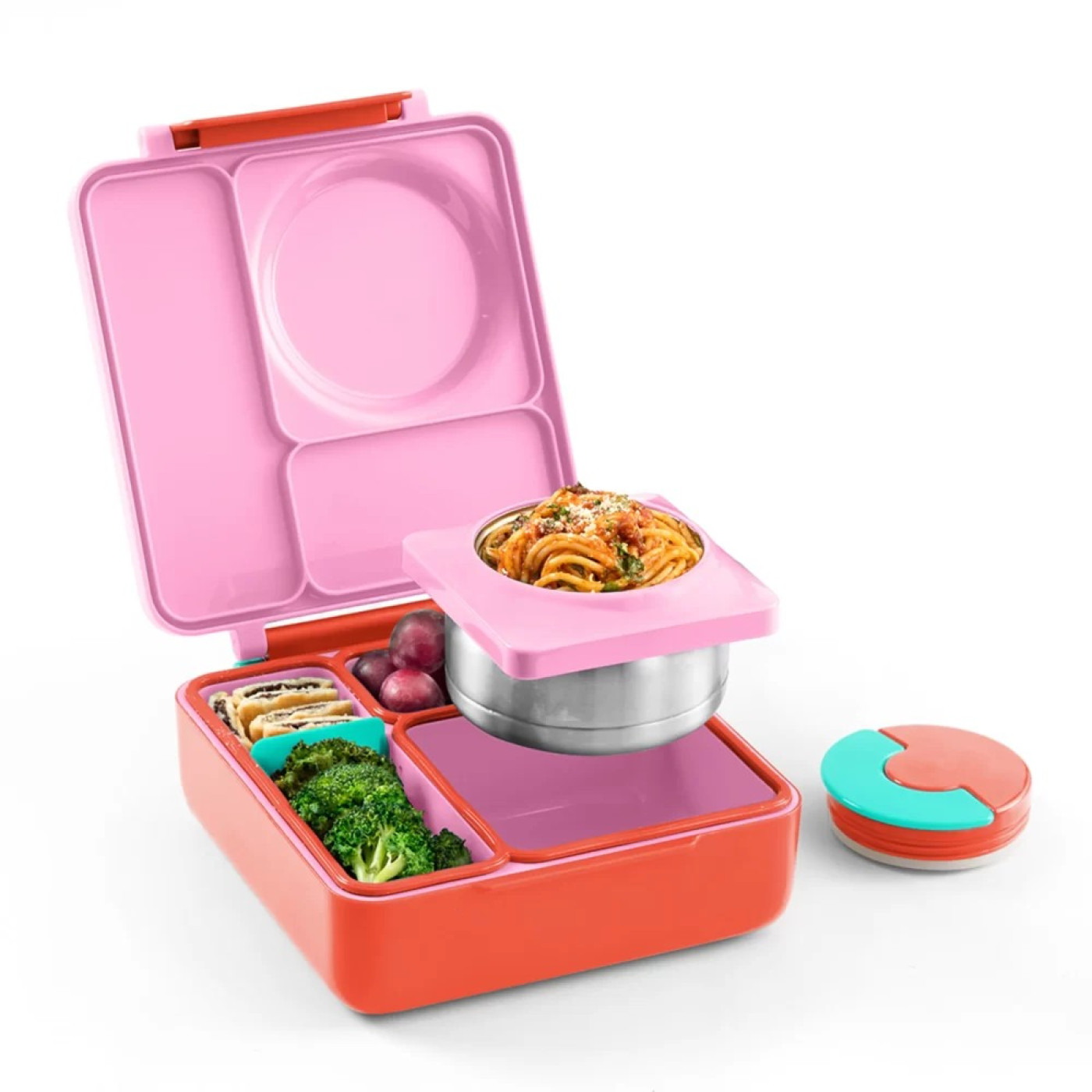 OmieBox - Isı Yalıtımlı Pembe Bento Yemek Kutusu - 860502000126 - 860502000126