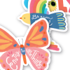 Stickville 4 Waterproof Vinly Stickers - ST00486 -