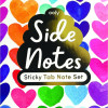 Ooly Side Notes Yapışkanlı Etiket Seti - Rainbow Hearts - 121-061 - 810104680400