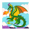 Ooly Colorific Canvas Sayılarla Boyama - Fantastic Dragon - ST00632 -