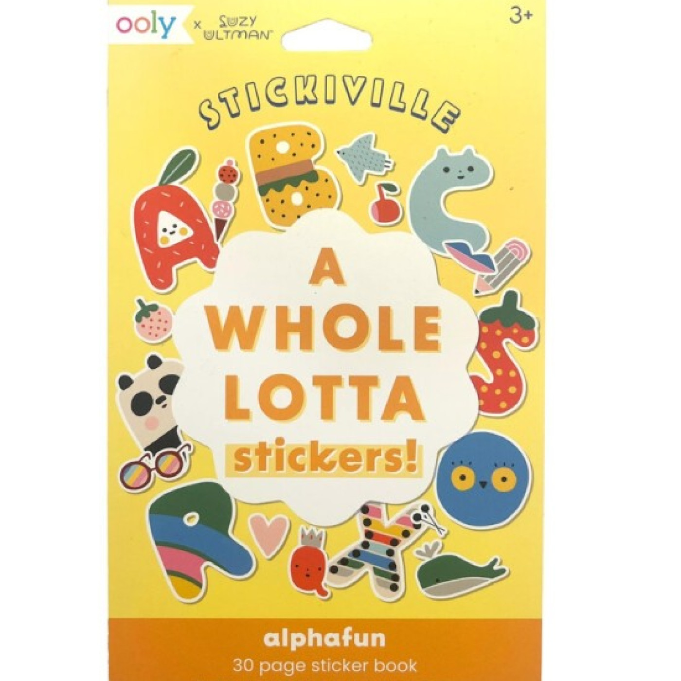 Ooly Stickiville Çıkartma Kitabı - A Whole Lotta Stickers! Alpha Fun - 120-216 -