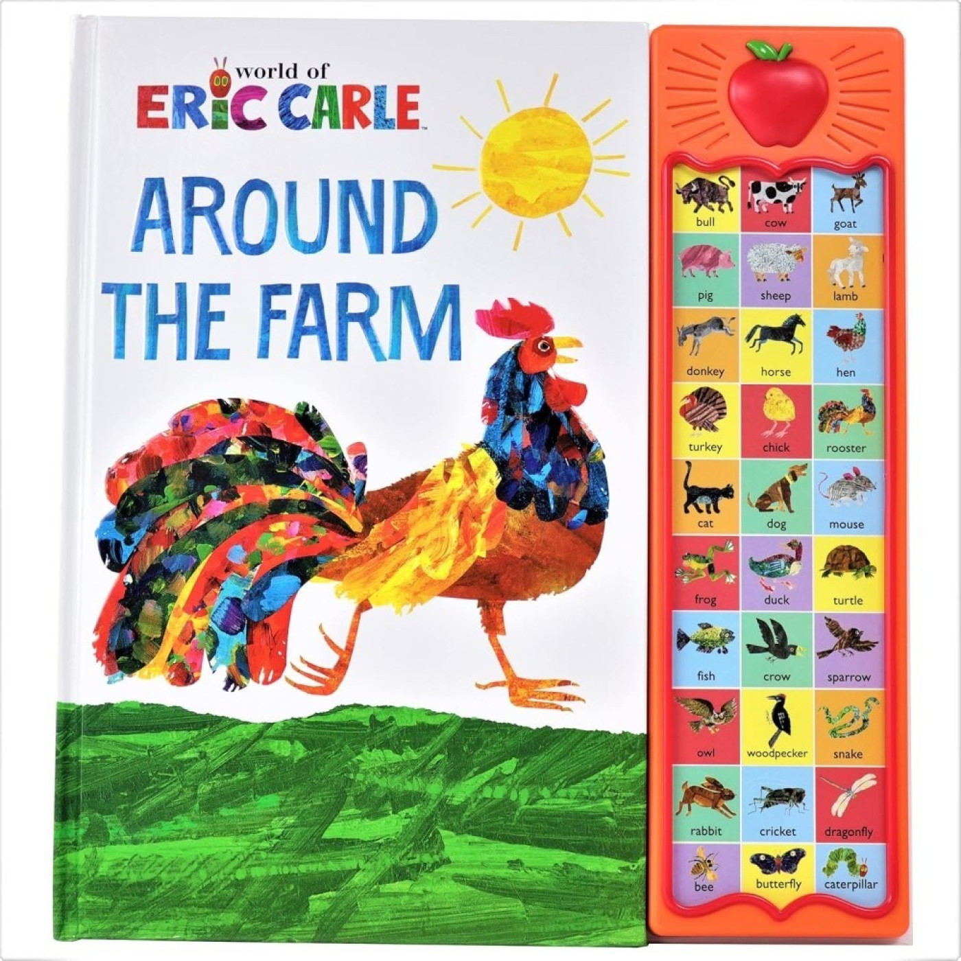 World of Eric Carle: Around the Farm 30-Button Animal Sound Book - 9781450805759 - 9781450805759