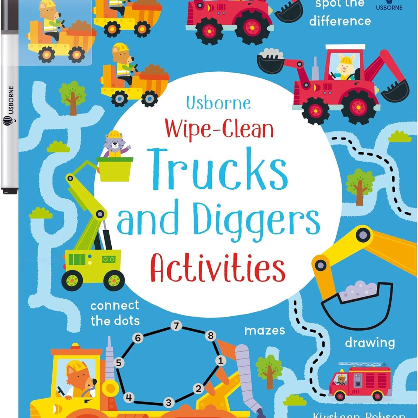 Wipe-Clean: Trucks and Diggers Activities - 9781805074007 - 9781805074007