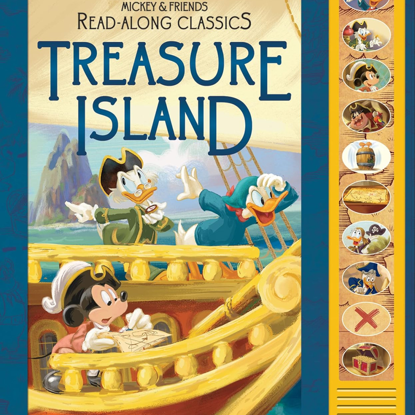 Disney Mickey Mouse and Minnie Mouse Read-Along Classics:Treasure Island - ST00195 -