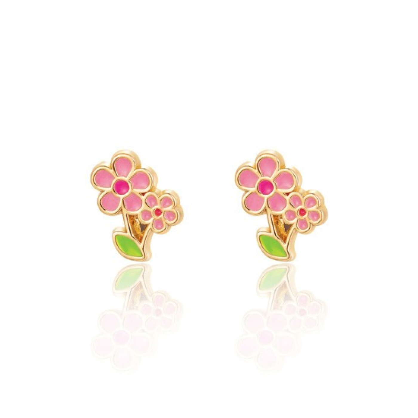 Cutie Studs- Little Pink Flower - J342s12 - 8690000000210