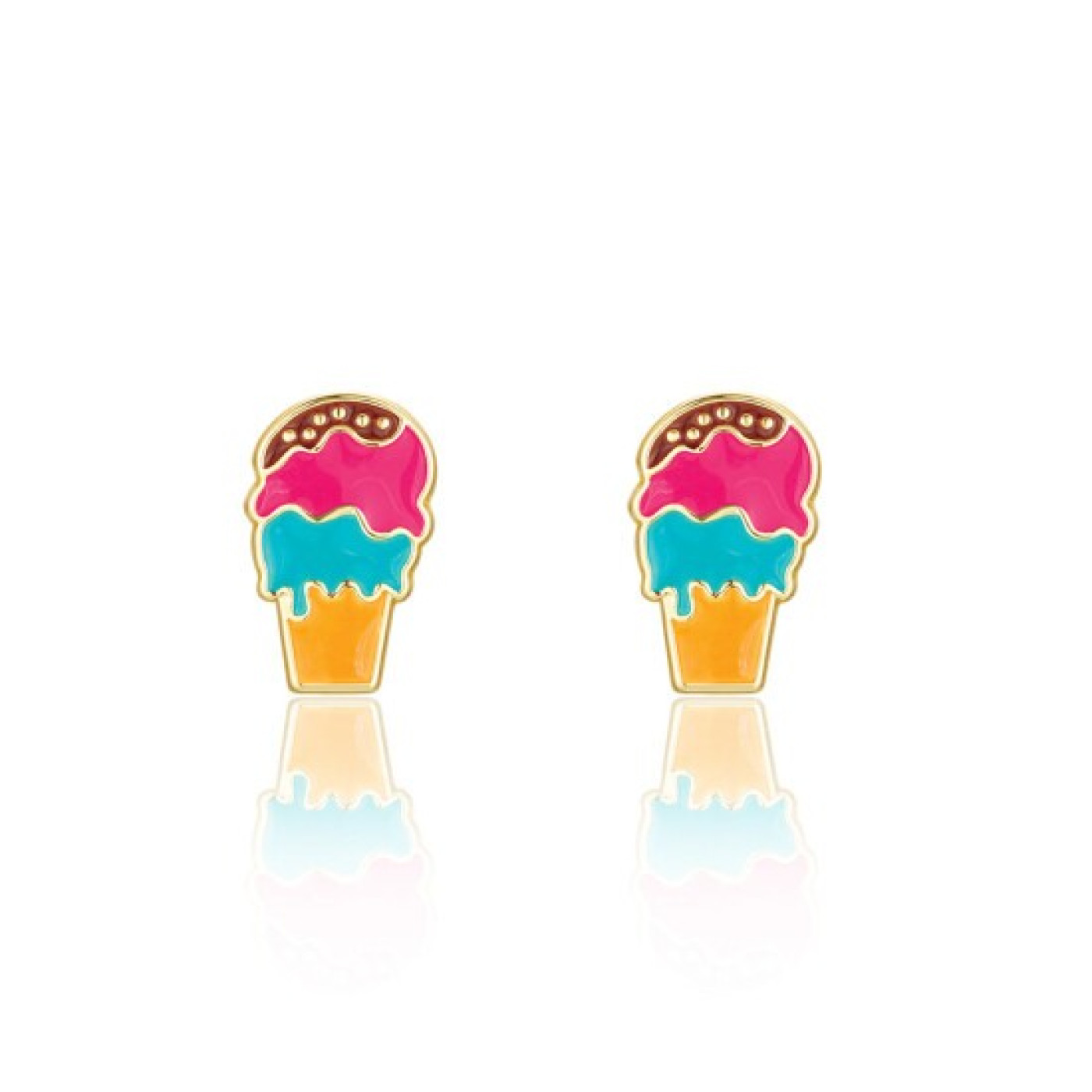 Cutie Studs- Triple Scoop - J563s05 - 8690000000166