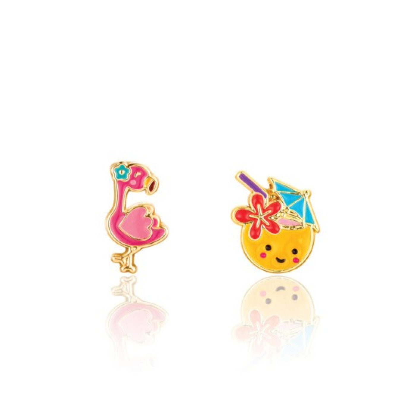 The Perfect Pair Cutie Enamel Studs- Vacay Vibes - J7029 - 8690000000470