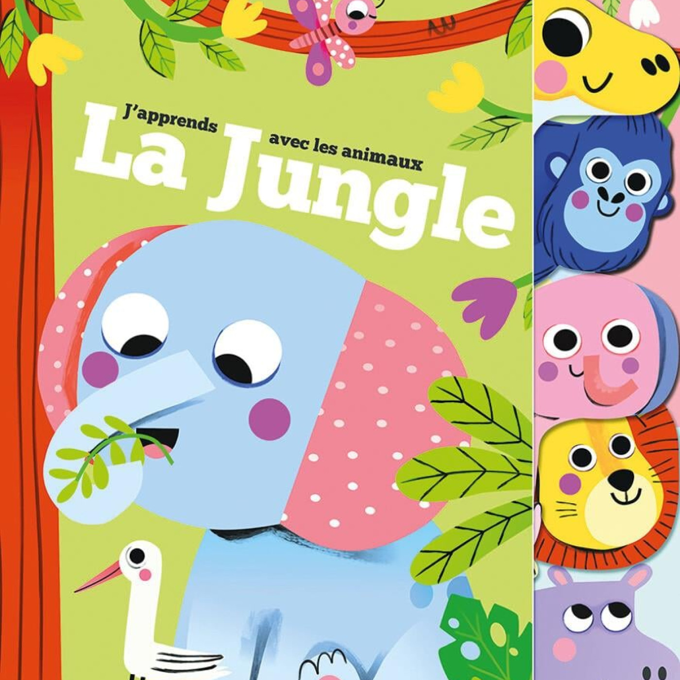 Japprends avec les animaux - La jungle - KTP00440 - 9789464228571