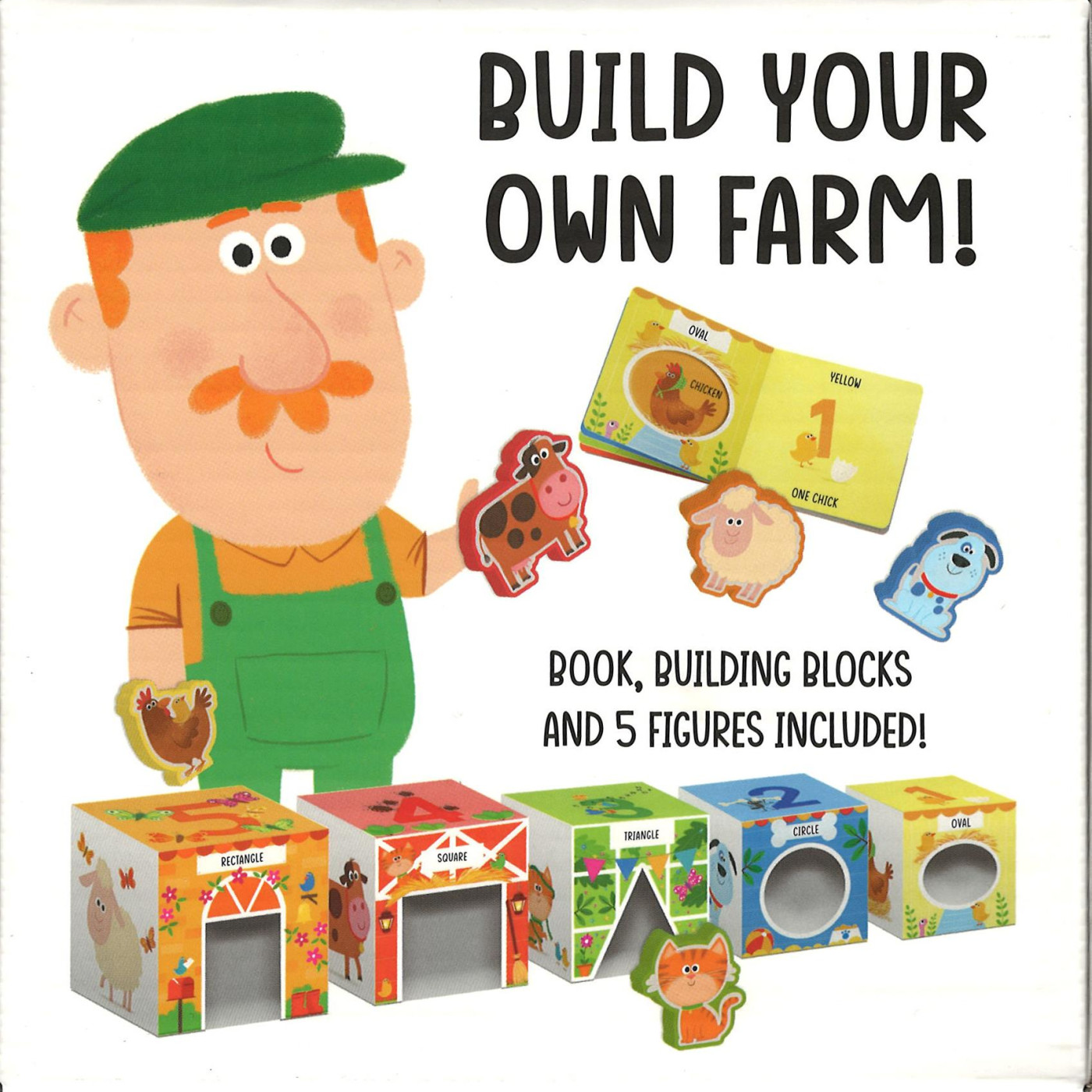 Book and Building Blocks: Farm - 9789464223866 - 9789464223866