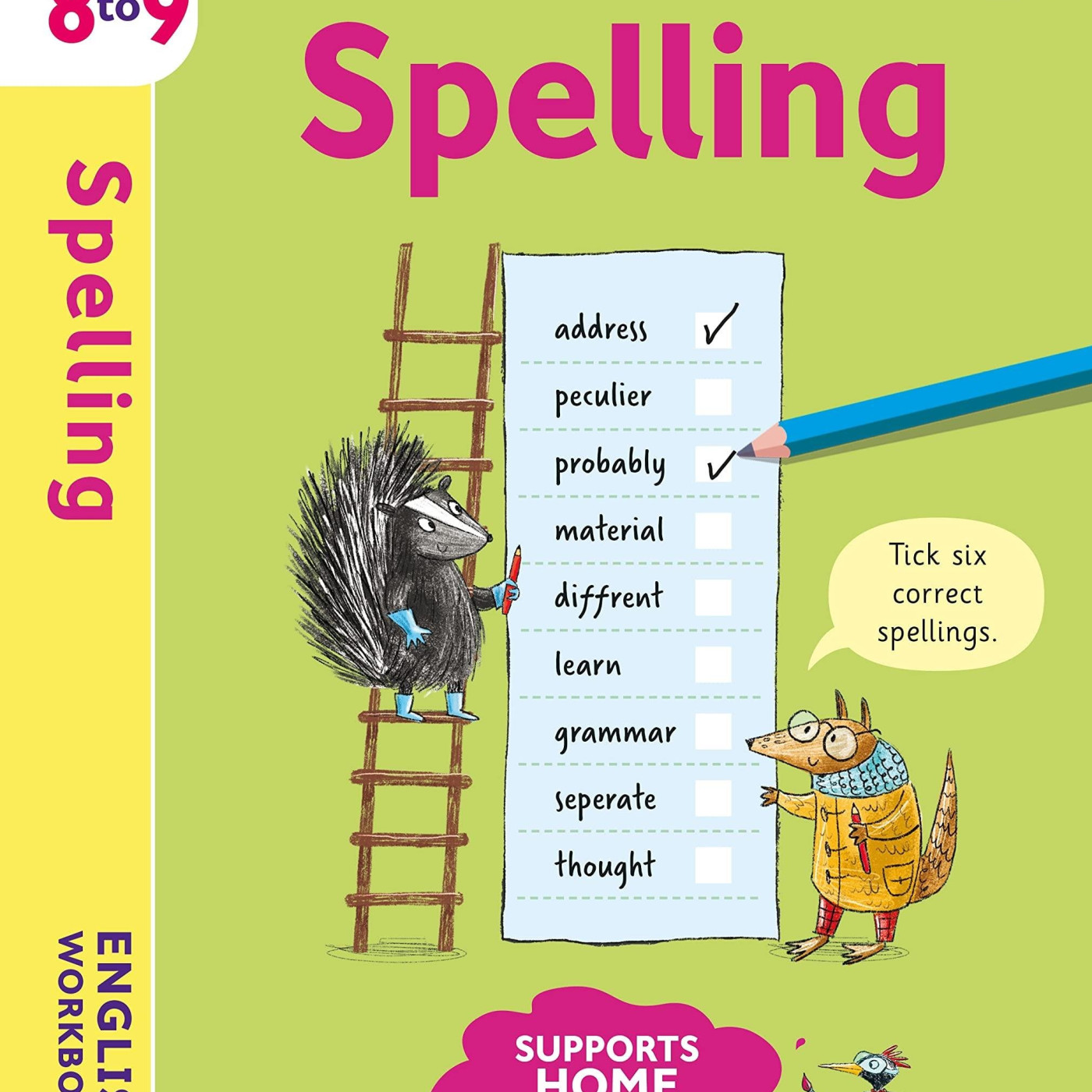 Usborne Workbooks: Spelling 8-9 - 9781801313506 - 9781801313506