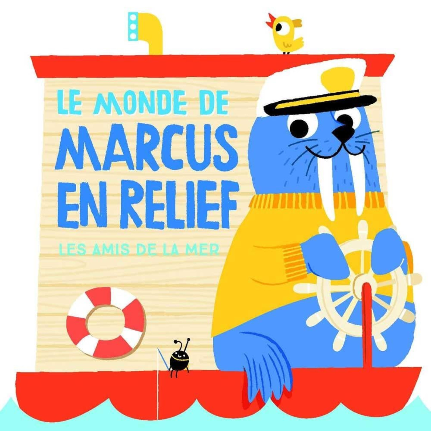 Le monde de Marcus en relief: Les amis de la mer - KTP00428 - 9789463789912