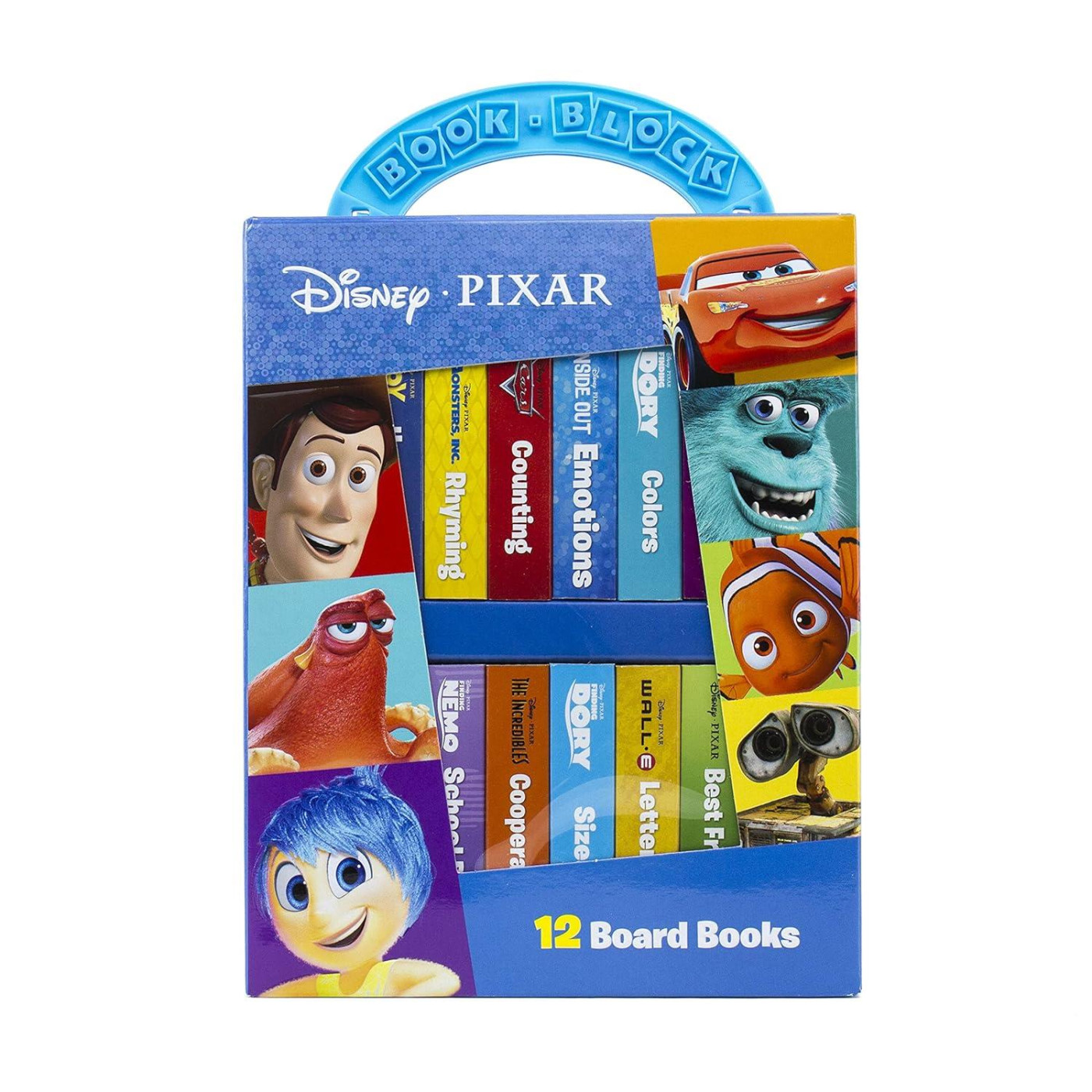 Disney: My First Library 12 Board Book Set- Toy Story, Cars, Finding Nemo, and More! - KTP00300 - 9781503720336