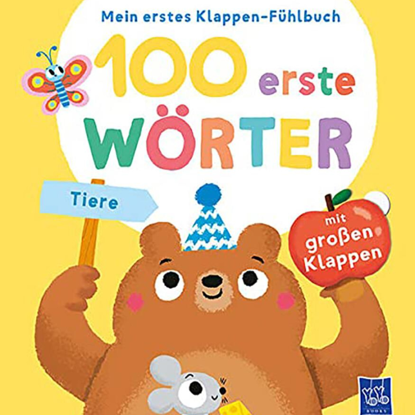 Mein erstes Klappen-Fühlbuch - 100 erste Wörter - Tiere - KTP00371 - 9789464228595