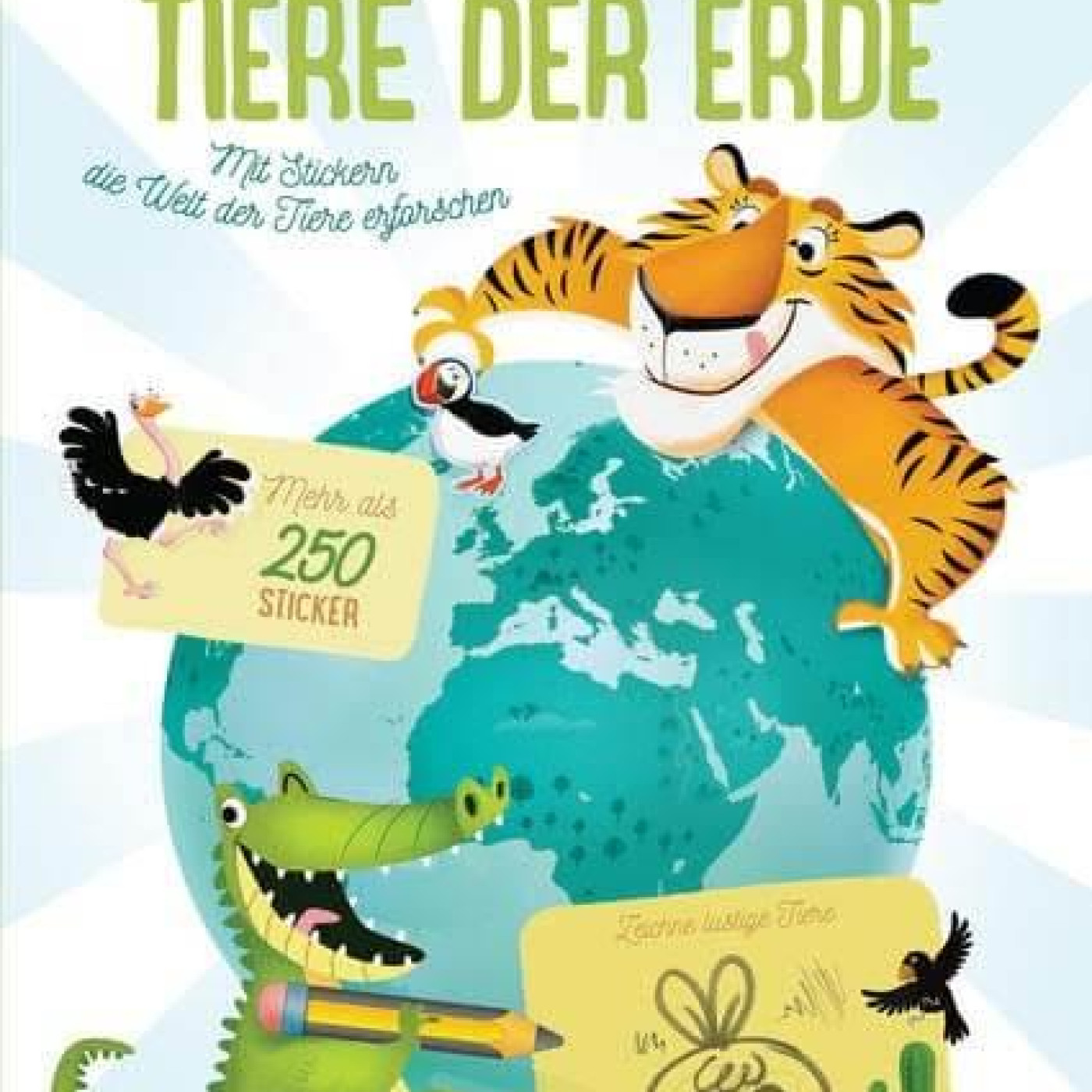 Mein Sticker-Atlas Tiere der Erde - KTP00358 - 9789463781466