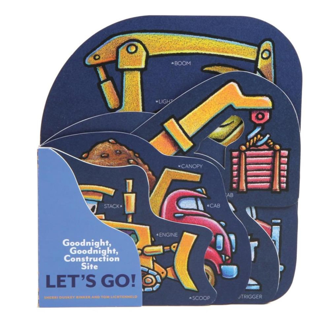 Goodnight, Goodnight, Construction Site: LetS Go! (Board Book) - KTP00037 - 9781452164762