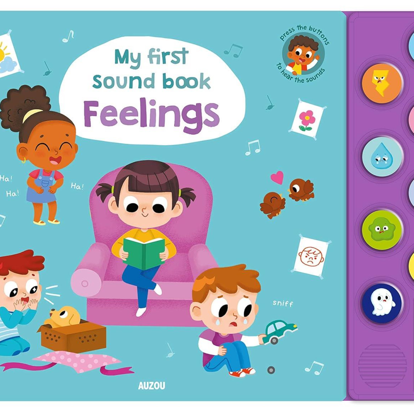 My First Sound Book: Feelings - KTP00209 - 9782733871898