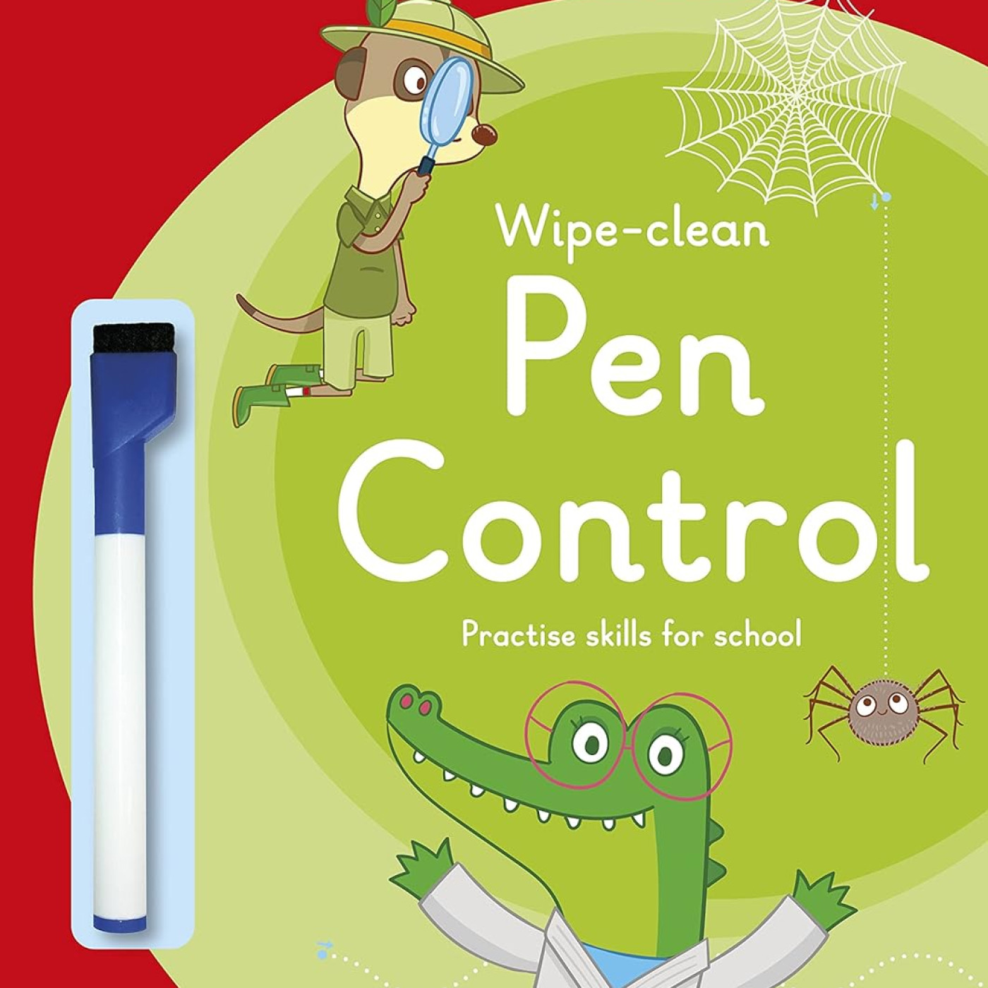 Pen Control: A Learn with Ladybird Wipe-Clean Activity Book - ST00215 -