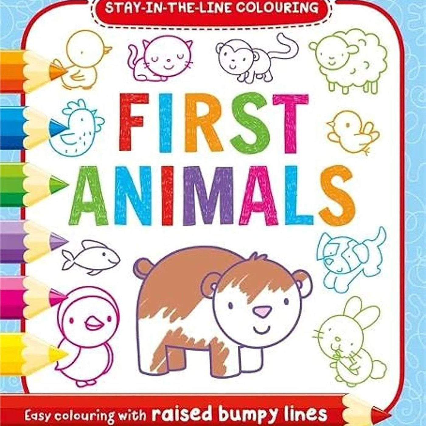 Stay in Line Colouring: First Animals - 9781838522834 - 9781838522834