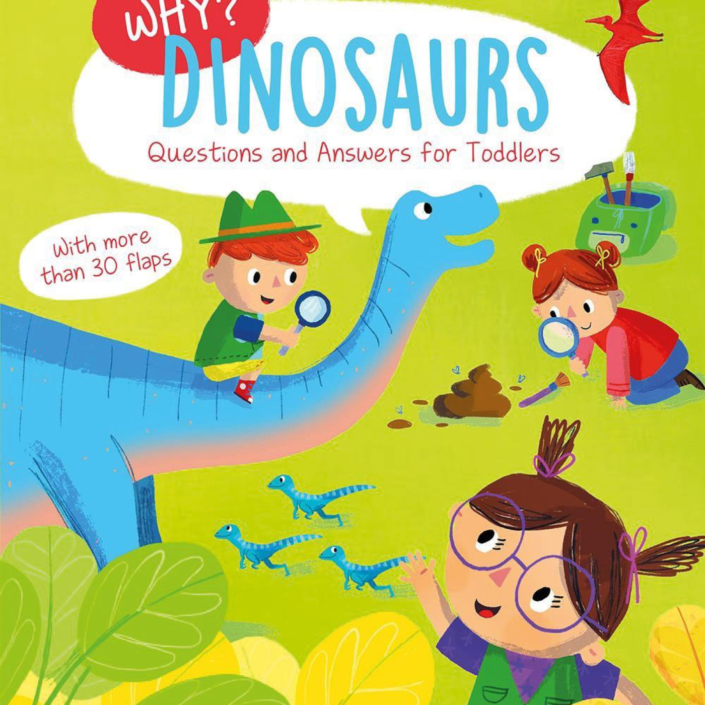 Why? Questions and Answers for Toddlers: Dinosaurs - KTP00160 - 9789464222616