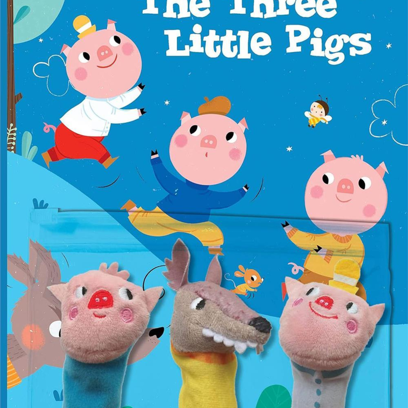 Bedtime Fairy Tale with Finger Puppets: The Three Little Pigs - KTP00141 - 9789463785204